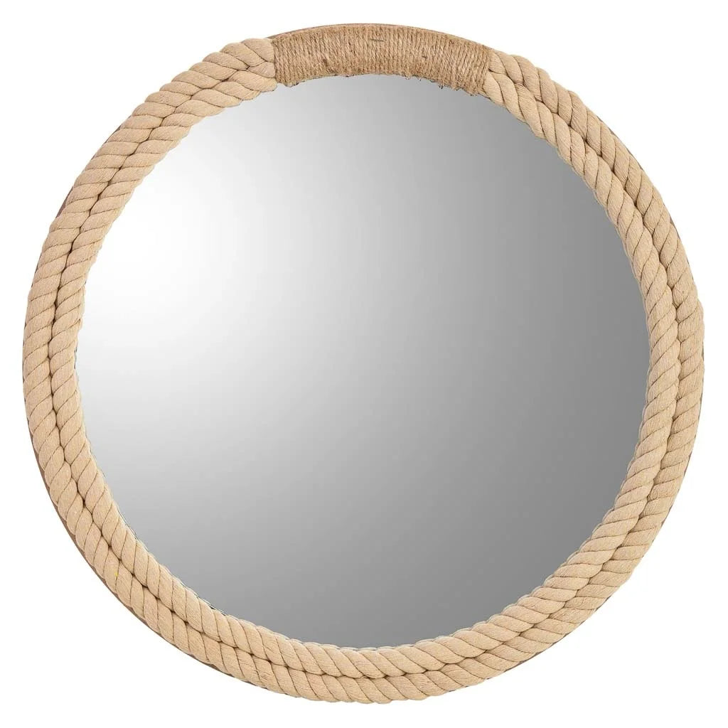 Row — Espejo redondo de cuerda (Ø60 cm)