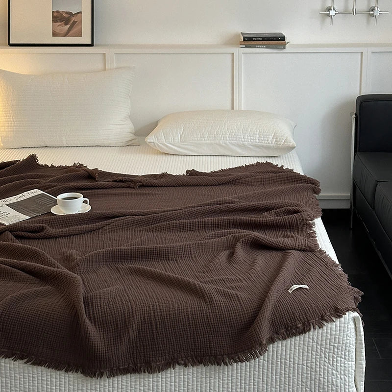 Bruma Chocolat — Manta 100% algodón (150×200 cm)
