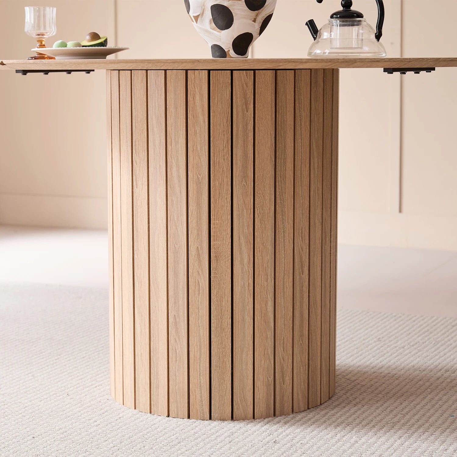 Orbe Light — Mesa de comedor redonda (Ø120 cm)