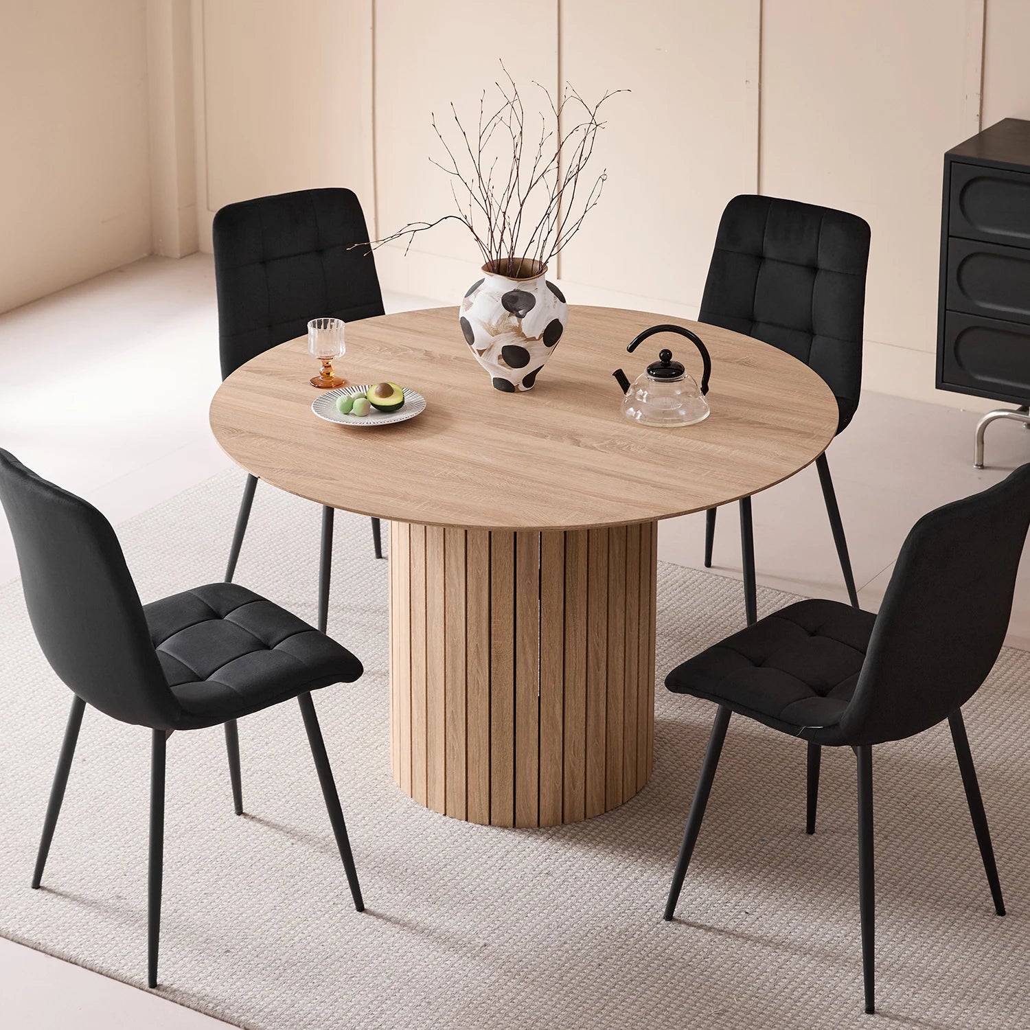 Orbe Light — Mesa de comedor redonda (Ø120 cm)