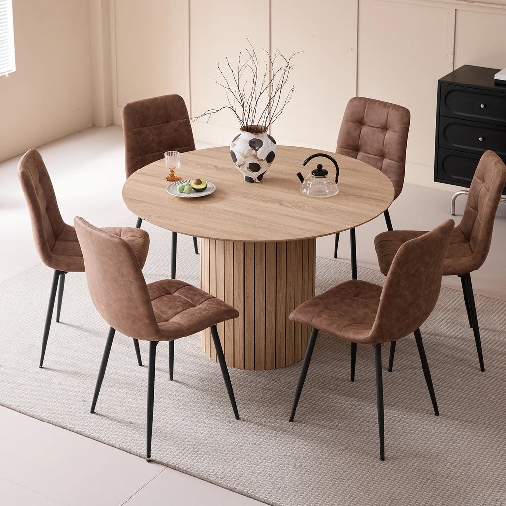 Orbe Light — Mesa de comedor redonda (Ø120 cm)